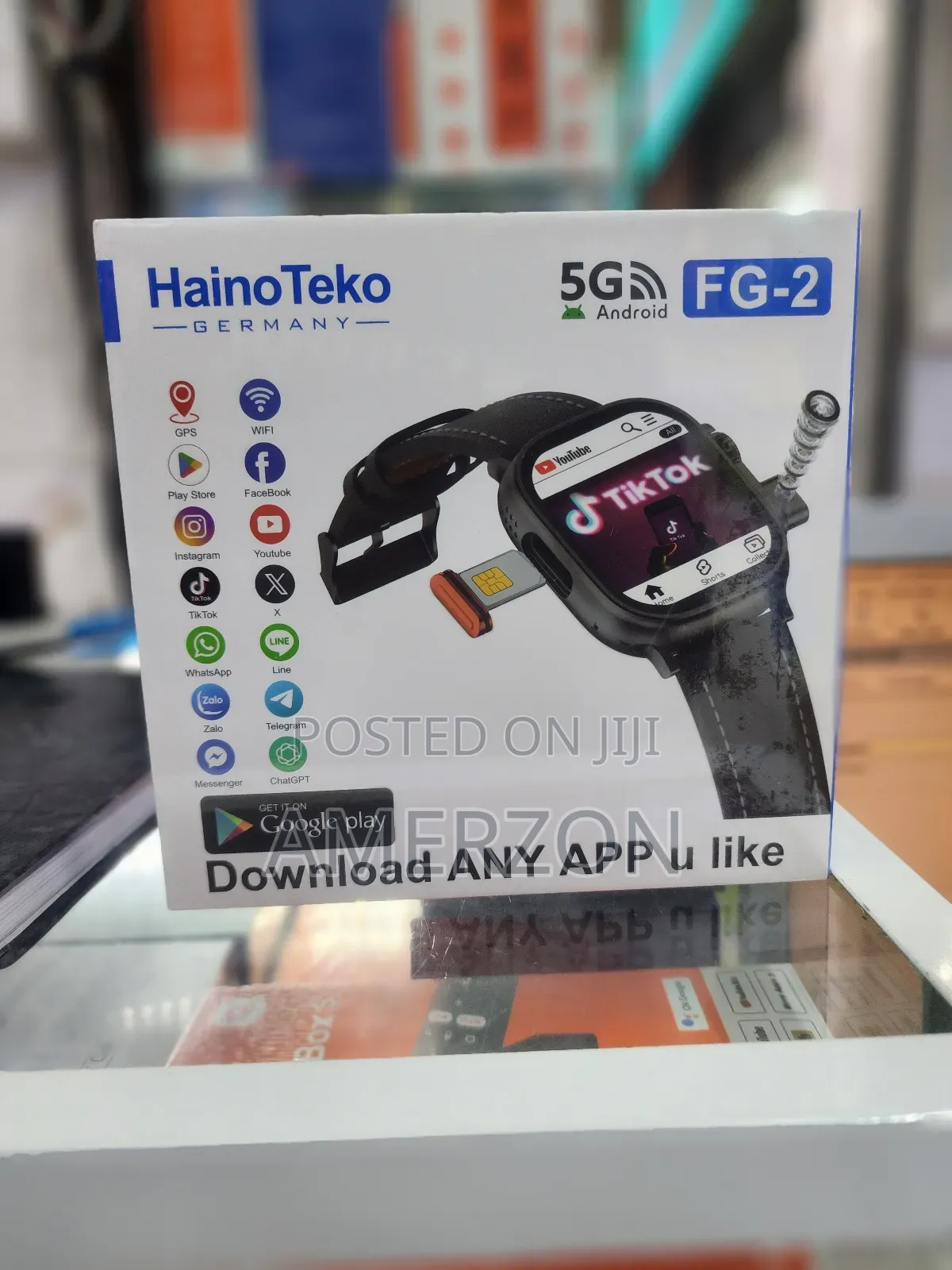 Hainoteko Fg-2 5g Android Smart Watch With 5g Sim