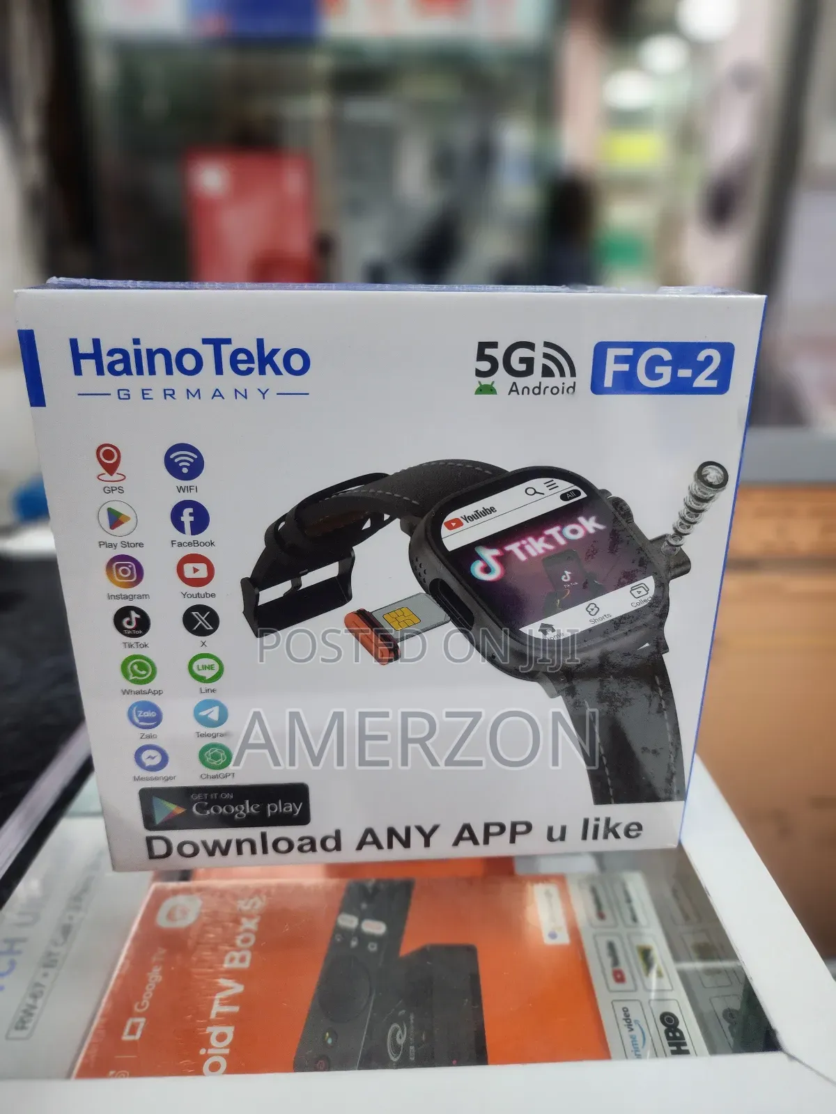 Hainoteko Fg-2 5g Android Smart Watch With 5g Sim