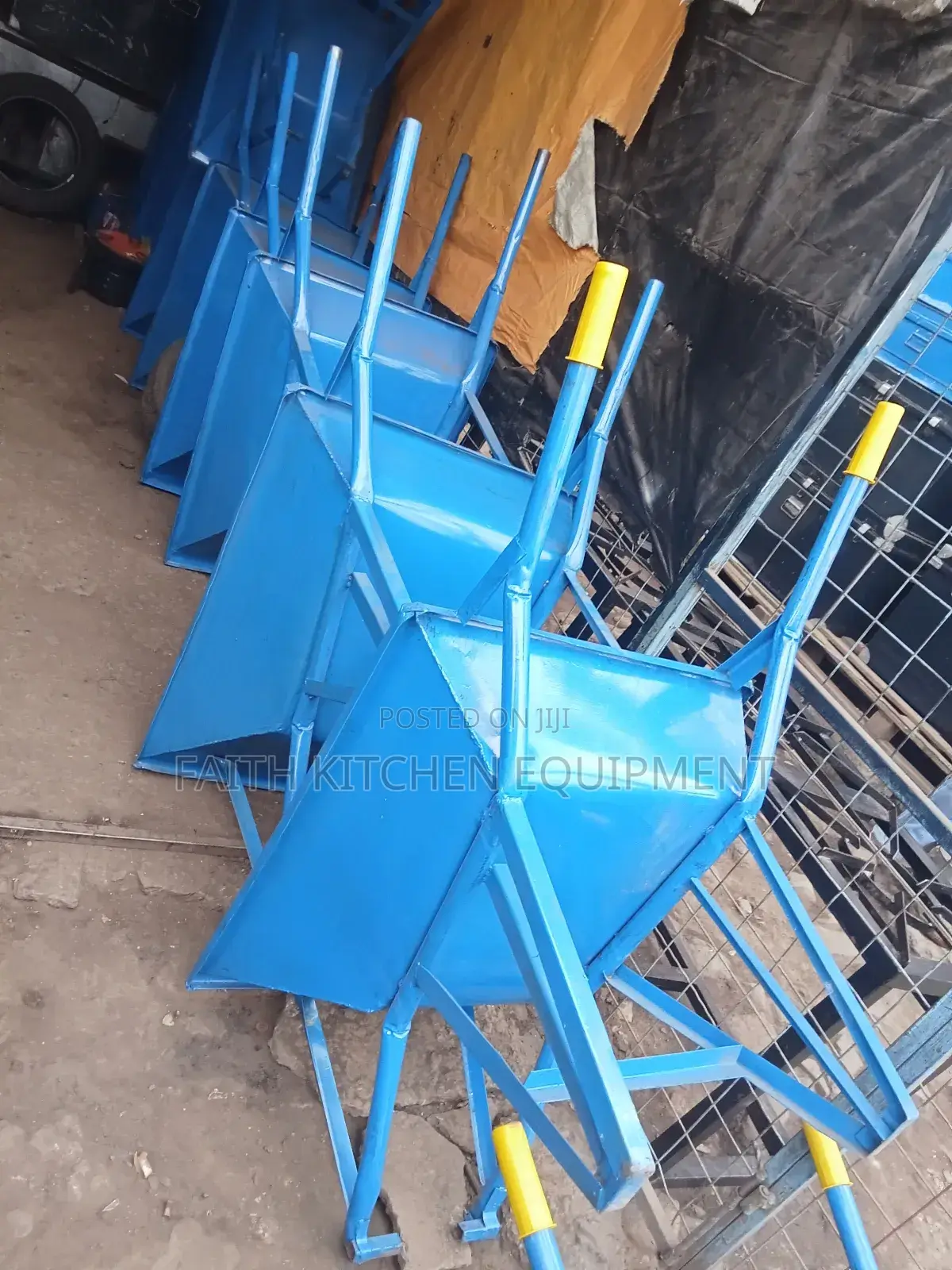 Blue Colour Wheelbarrows