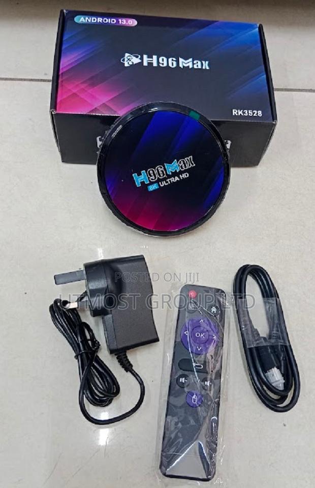 H96 Max Tv Box Android 9.0 64gb Rom Bluetooth 4.2 Wifi 2.4g - thumbnail 2
