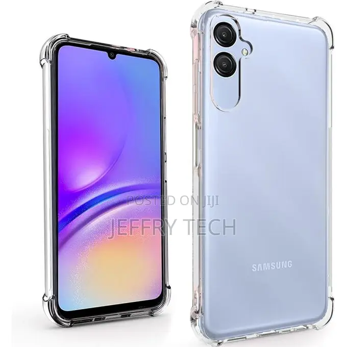 Bigert Samsung A05 Case Clear Unisex Shockproof Flexible Tpu
