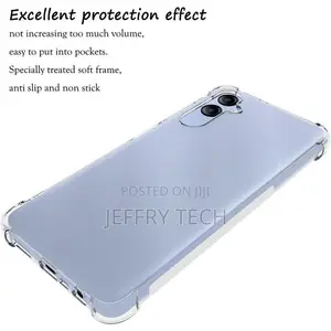 Bigert Samsung A05 Case Clear Unisex Shockproof Flexible Tpu