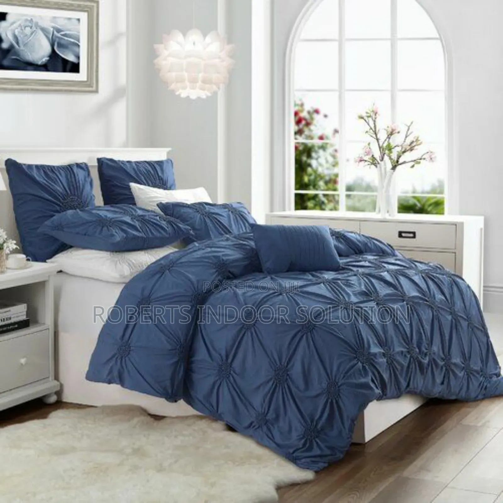 Navy Blue Duvet, Finding Serenity,One Duvet at a Time.