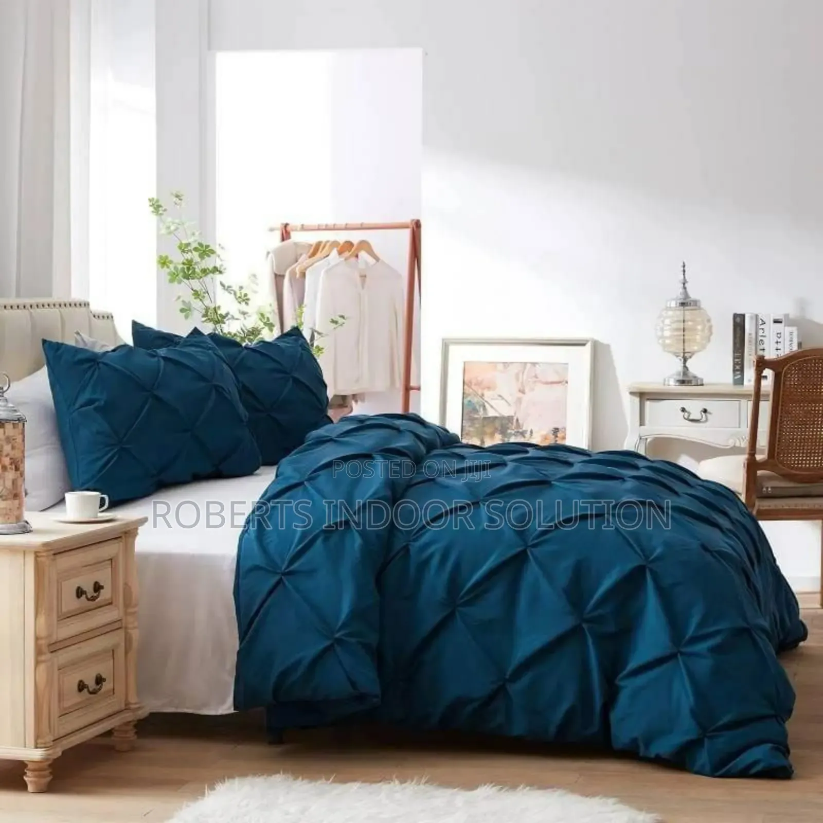 Navy Blue Duvet, Finding Serenity,One Duvet at a Time.