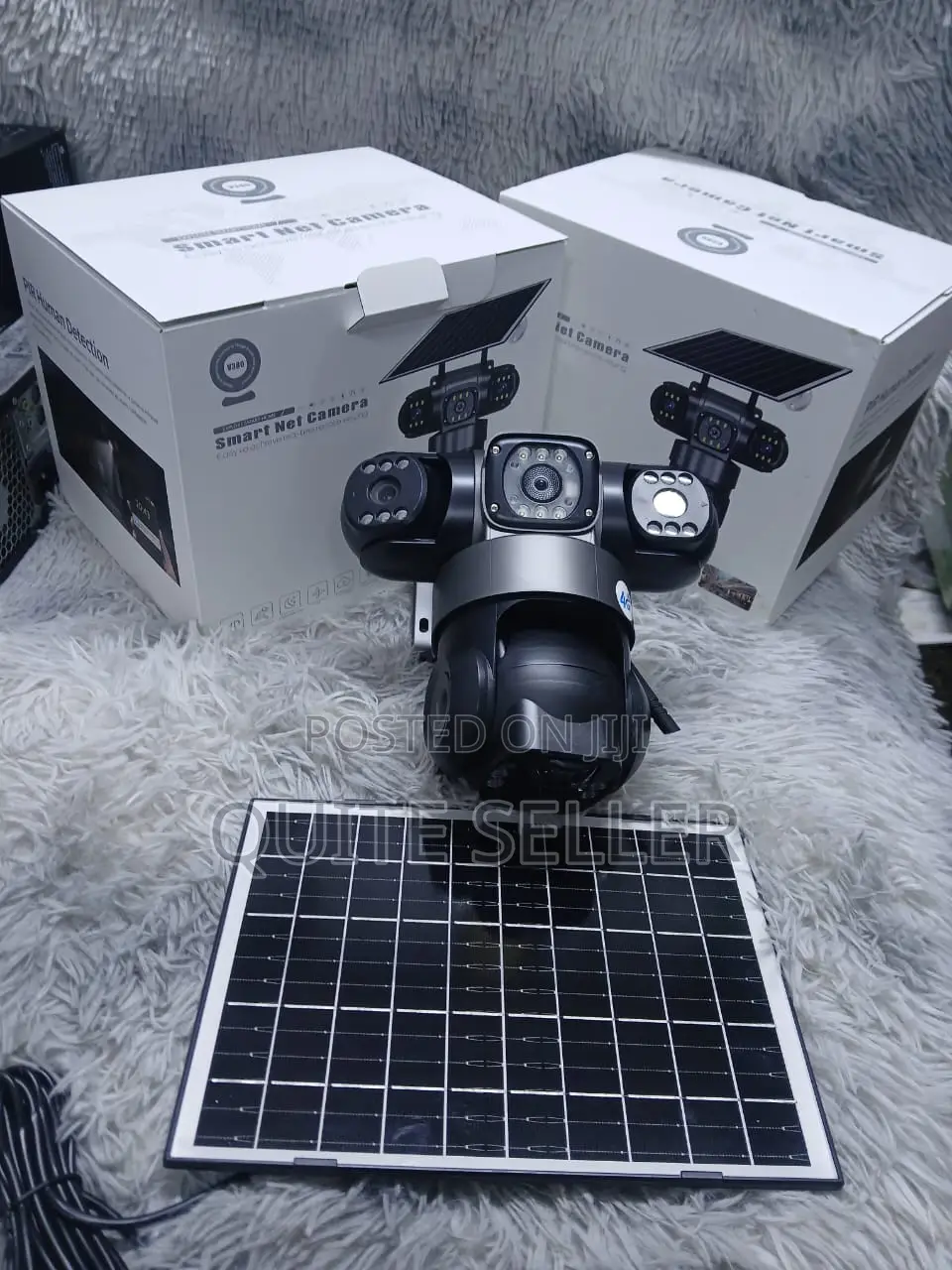 Solarpowered Camera 4gsimcard Wifi Tripple Lens V380 Pro