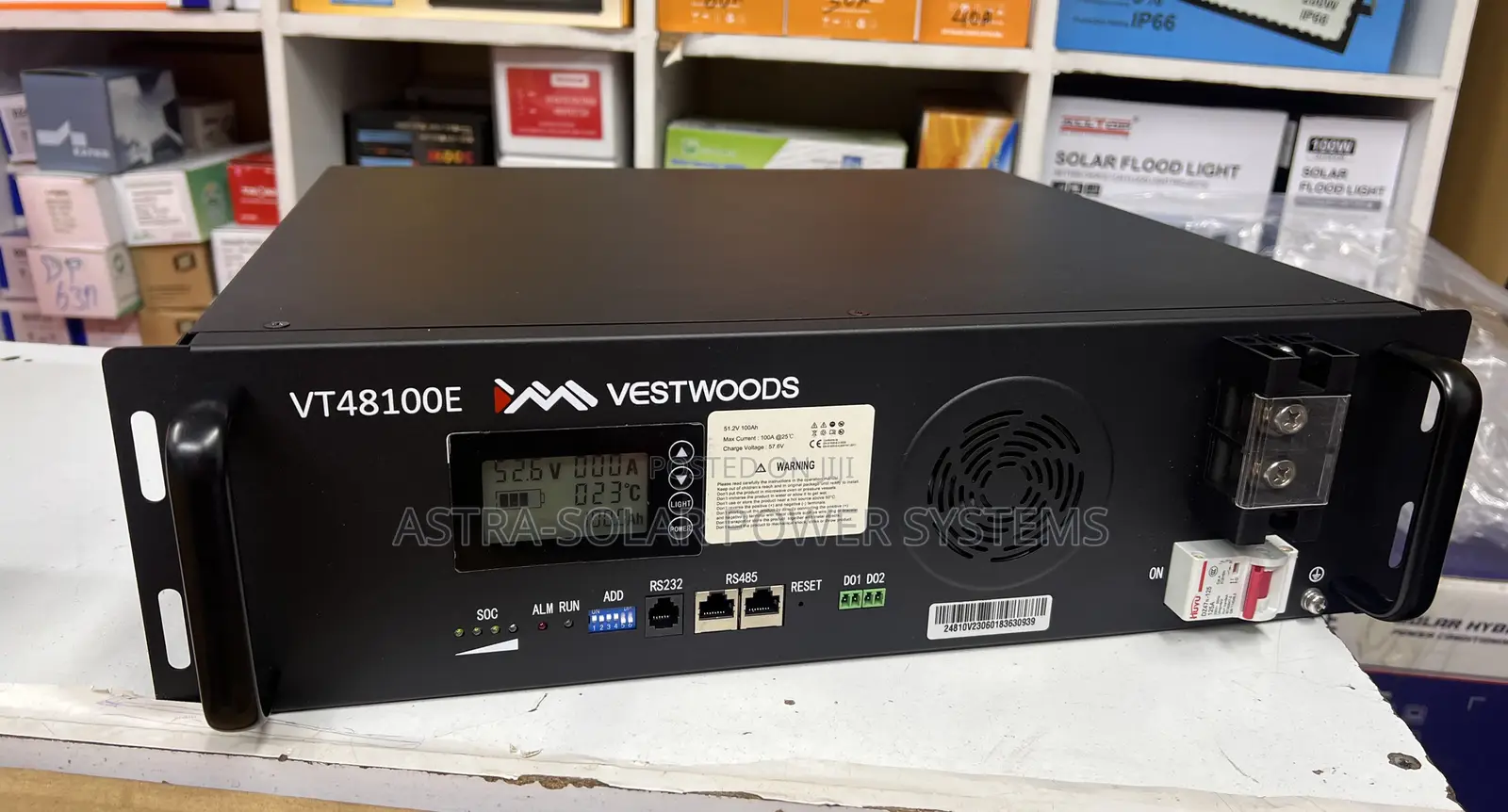 Vestwoods 5.12kwh 48v Lithium Ion Battery