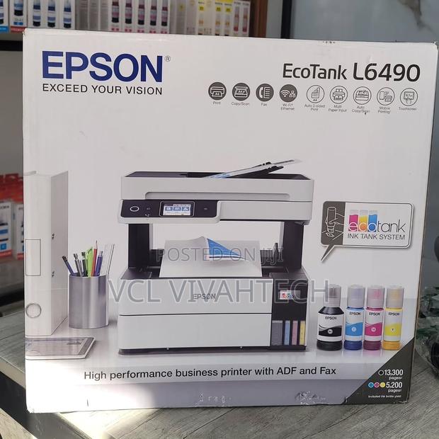 Epson L6490 Ecotank Printer /Wifi/Print/Copy/Scan /Fax - main view