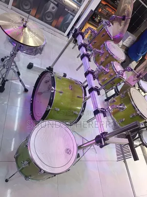 7pc Drumset 2stand With Frame Stand