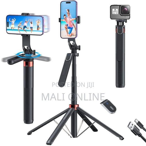 Q185 Gimbal Selfie Stick Tripod 1.8m Extendable Stabilizer - main view