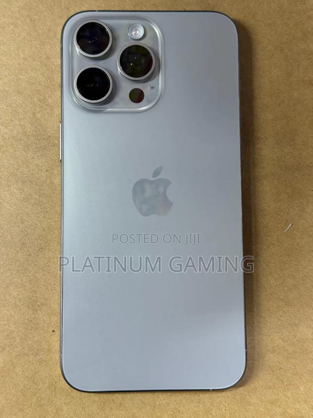 Apple iPhone 15 Pro Max 256 GB Silver - main view