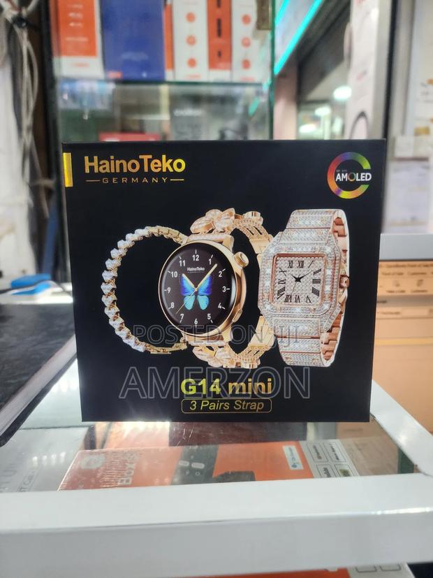 Hainoteko G14 Mini Smart Watch With Stylish Analog