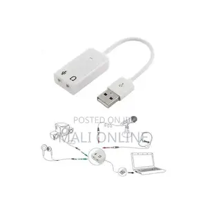 Usb 7.1 Channel External Sound Card Adapter Plug & Play