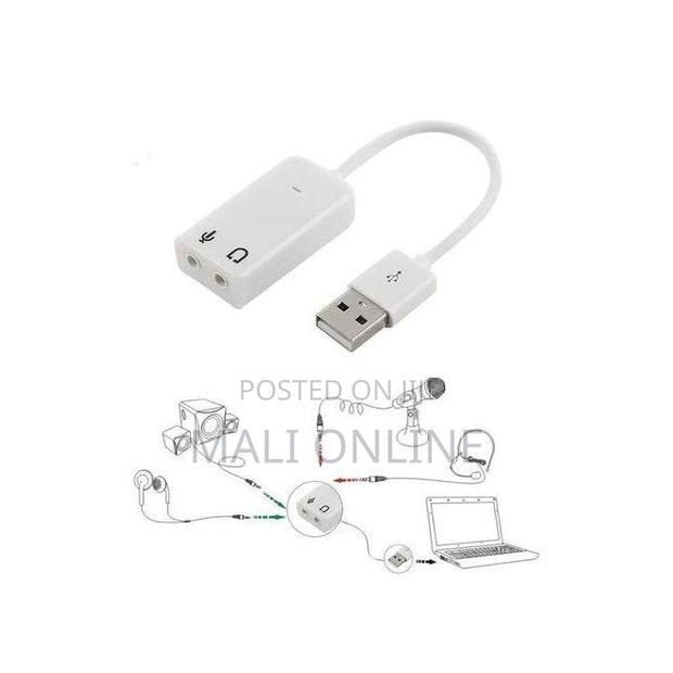 Usb 7.1 Channel External Sound Card Adapter Plug & Play - thumbnail 3