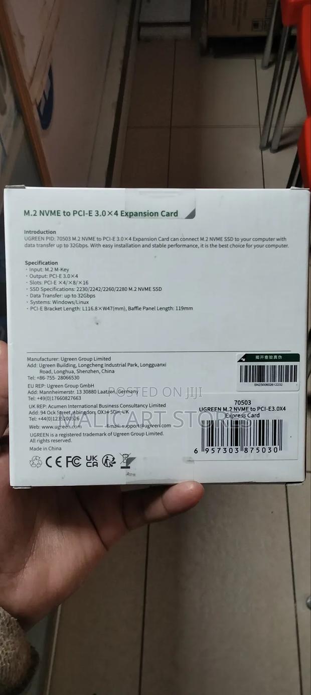Ugreen Pcie 3.0 X4 to M.2 Nvme Adapter - thumbnail 2