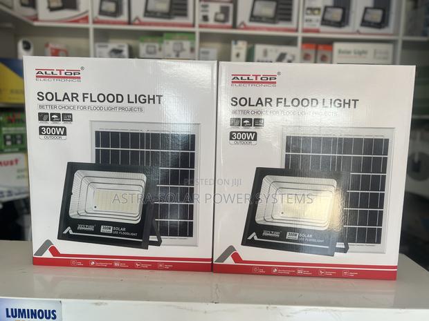 Alltop 300w Solar Floodlight ( White + Warm + Warm White) - thumbnail 2