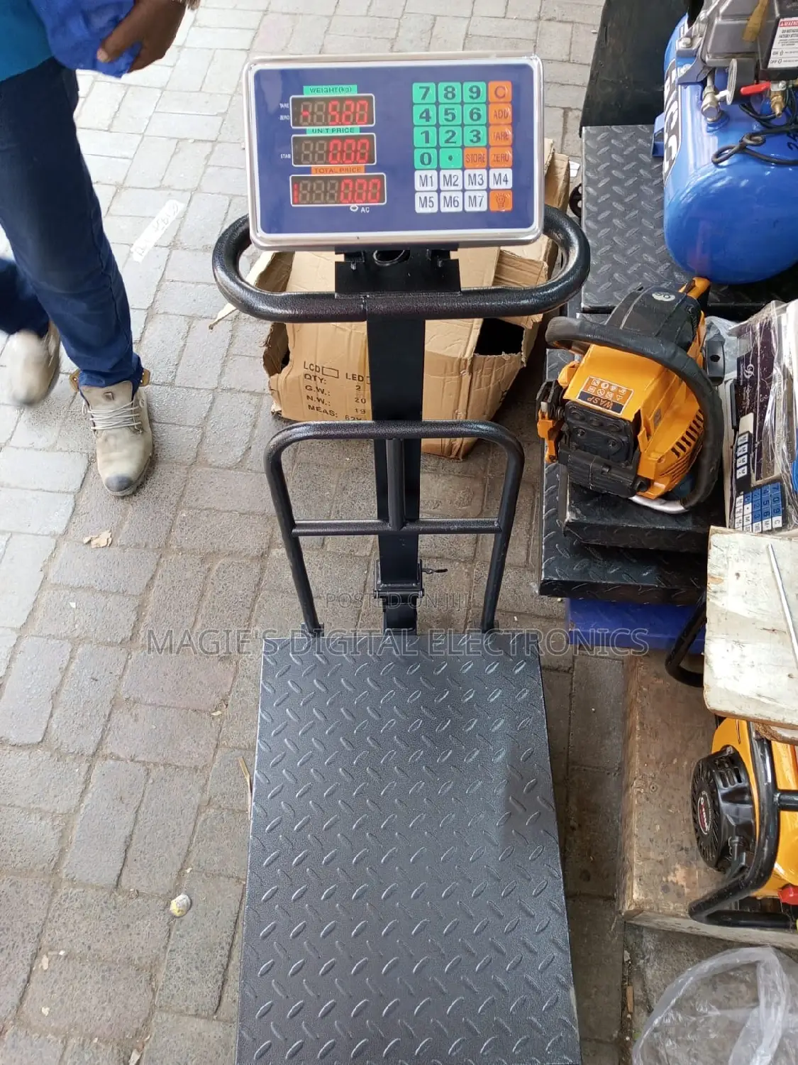 Well Performing 600kg Platform Scale With Guard