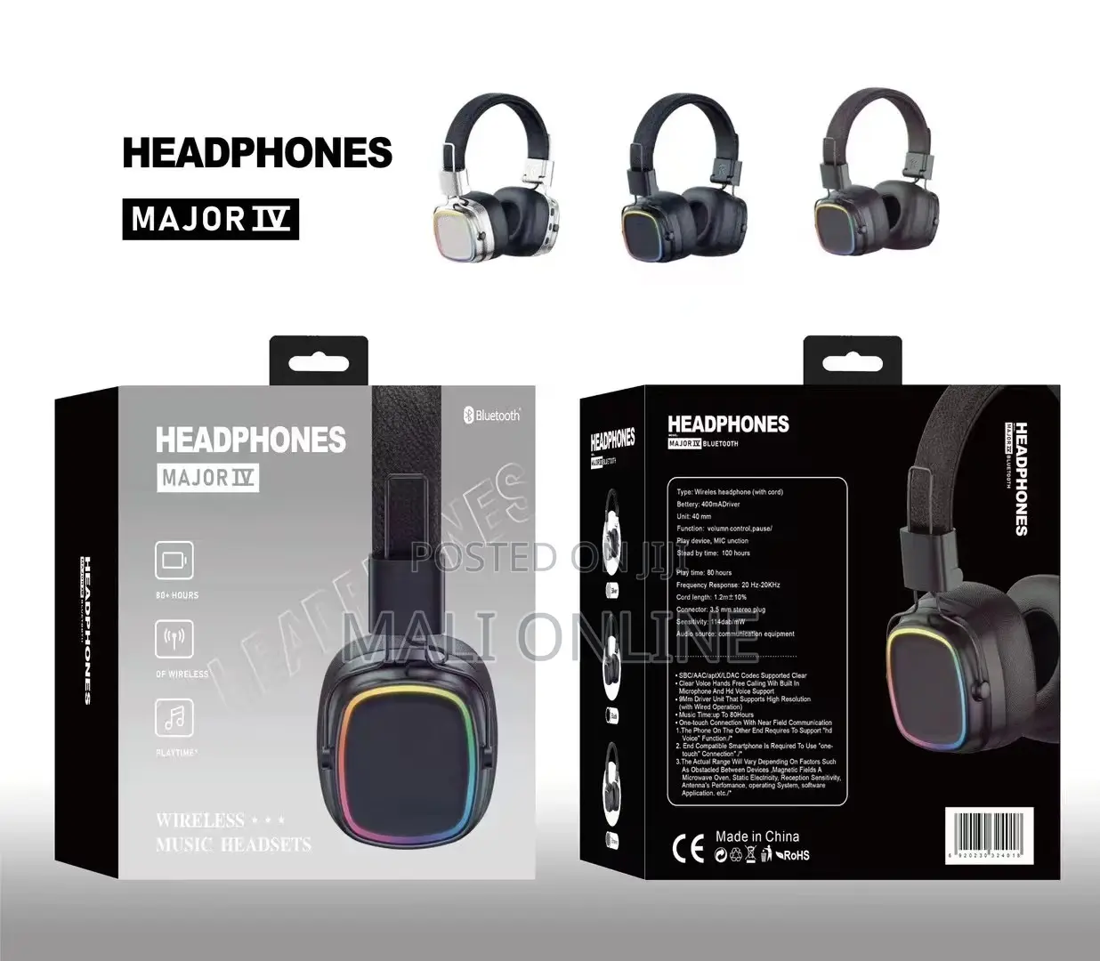 Wireless Bluetooth 5.1 Noise Cancelling Sports Headphones
