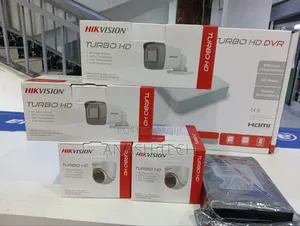 Hikvision 4 Cameras Complete Setup CCTV 1080p