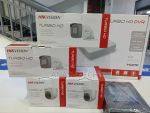 3 Cameras Hikvision Complete Set CCTV Full Hd 1080p