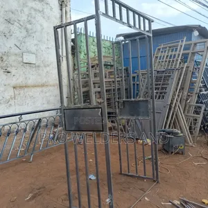 "Heavy-Duty Steel Grill Door – Maximum Security Style!"
