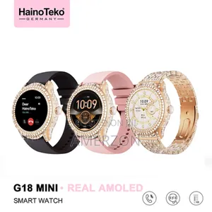Haino Teko G14 Mini Smart Watch With Stylish Analog Watch
