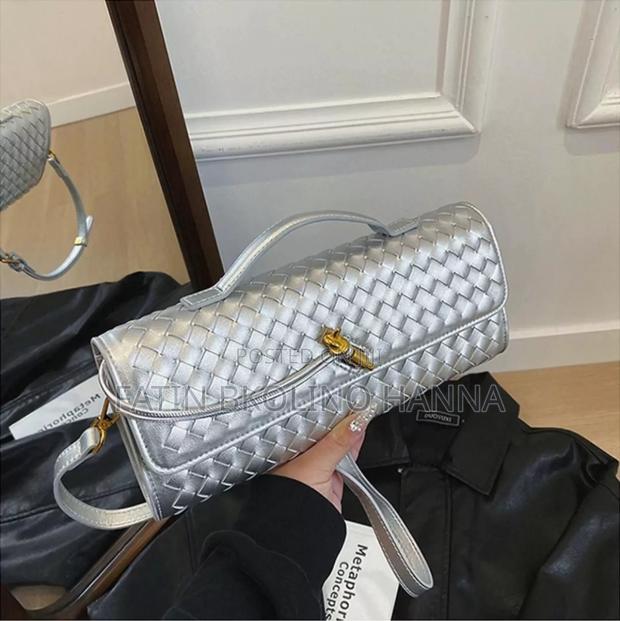 Silver Bottega Bag - main view