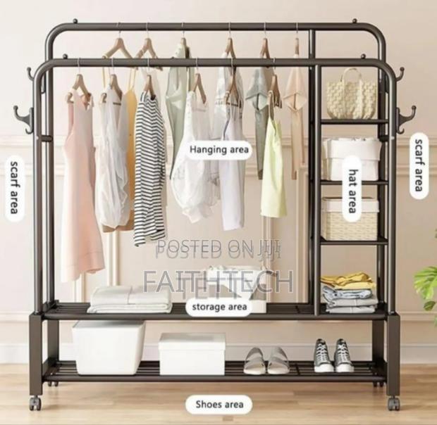 Double Pole Sturdy Rack - thumbnail 2