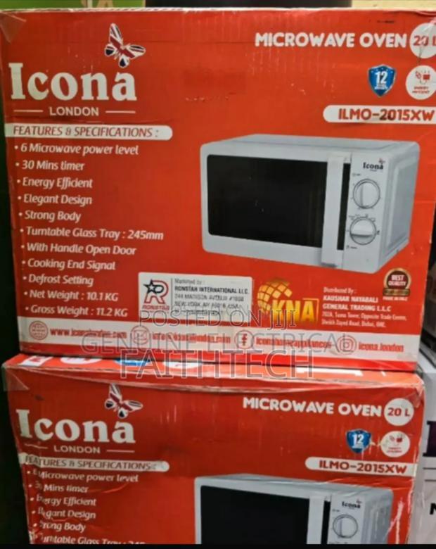 20 Litres Icona Manual Microwave - thumbnail 2