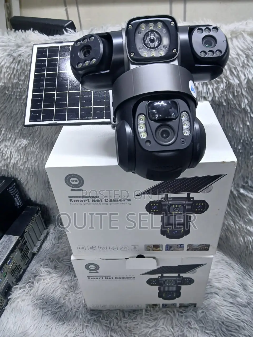 4g Solar Camera 4g Tripple Len V380 App Motion Detection