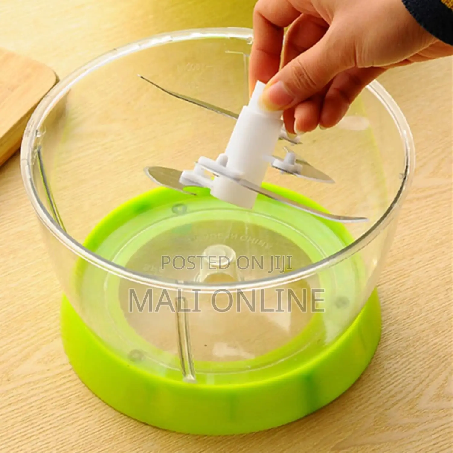 2ltrs Manual Vegetable Grinder Stainless Steel Food Chopper