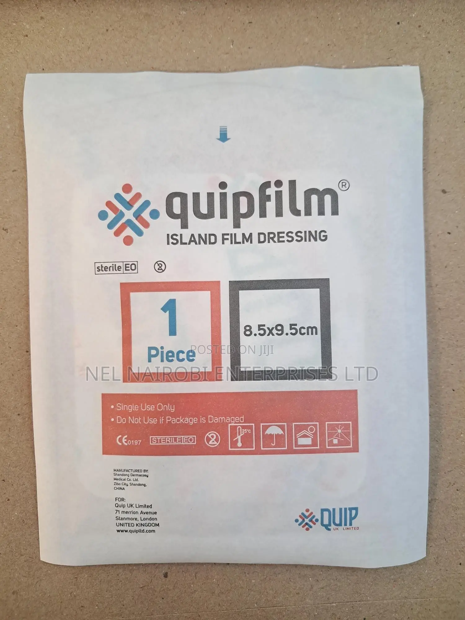 Island Film Dressing 20 Pieces Per Pack (8.5x9.5) Cm