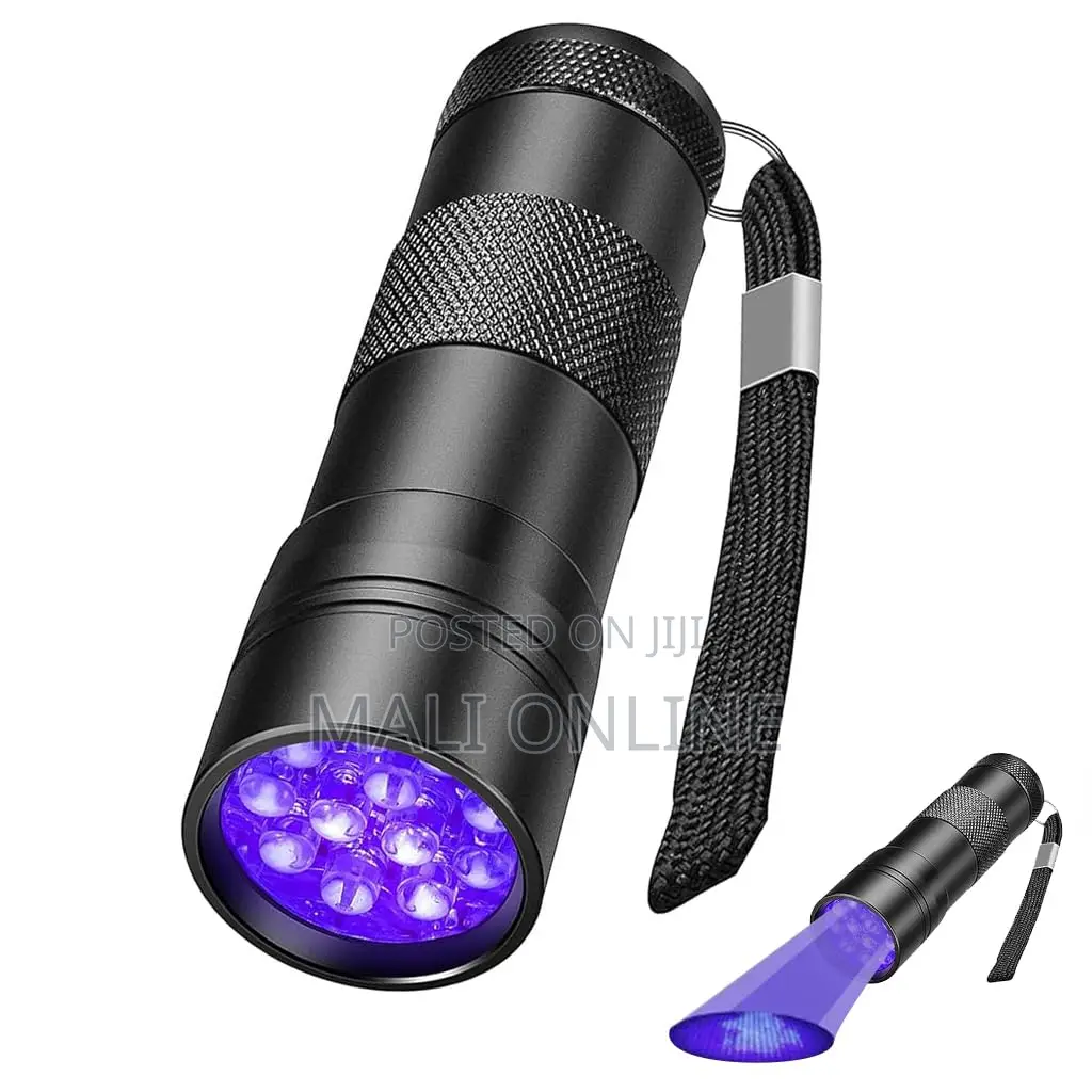 Mini 395nm Uv Led Flashlight Portable Black Light Torch