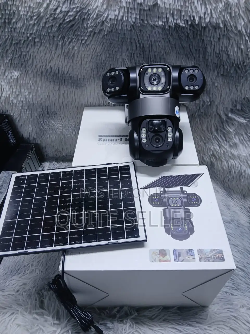 V380 Pro App 4g Simcard Wifi 3lens View Sun Solar Energy CCT