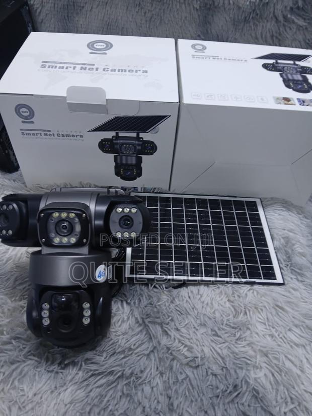New Advanced 3view Triplle Lens 4g Simcard Solarptz Camera