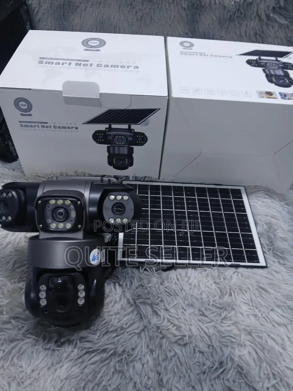 New Advanced 3view Triplle Lens 4g Simcard Solarptz Camera