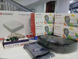 4 Cameras Hikvision Colorvu CCTV Full Hd 1080p