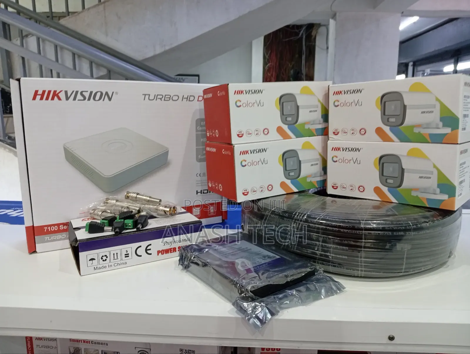 Colorvu (2mp) 4 CCTV Camera Hd DVR Full Kit