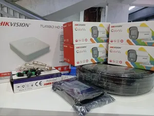 Colorvu (2mp) 4 CCTV Camera Hd DVR Full Kit