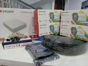 Colorvu (2mp) 4 CCTV Camera Hd DVR Full Kit