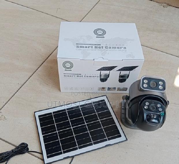 PTZ Solar Camera V380 Resolution and Night Vision Capability - main view