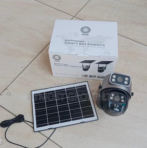 (8mp Wireless Solar Camera 4g Sim Dual Lens Wifi Ip Camera) - main view