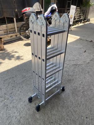 Aluminium Folding Ladder - thumbnail 2