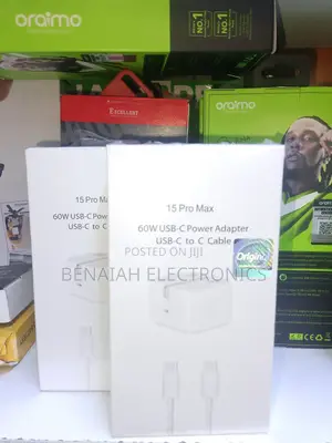60 Watts iPhone Charger Complete With 1 Meter C to C Cable