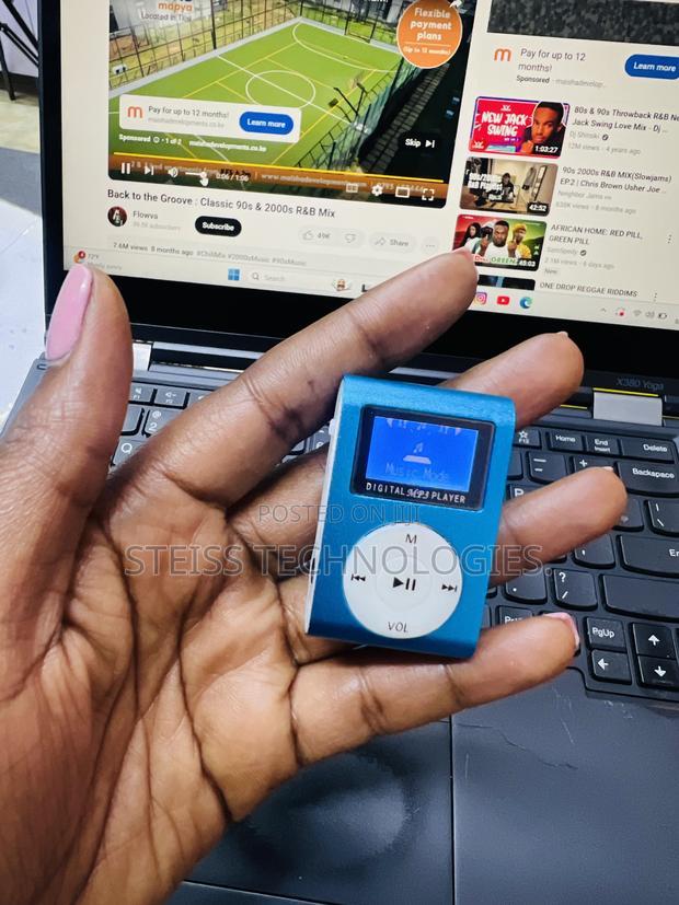 Portable Mp3 Player Blue - thumbnail 5