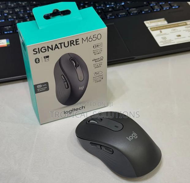 Logitech M650 Signature Bluetooth Mouse Graphite - thumbnail 2