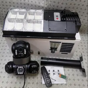 180w Sola Floodlight With Triple Lens 4g PTZ Camera
