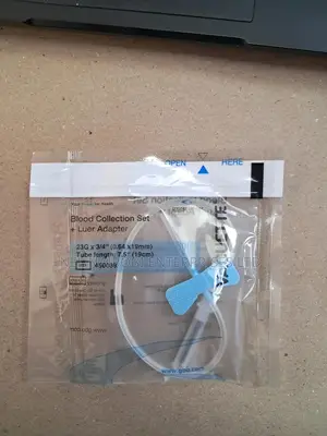 Blood Collection Set +Luer Adapter 23g X 3/4" (100's)