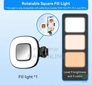 Rechargeable Pocket Led Fill Light Adjustable Brightness