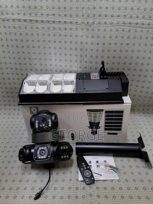 180w ~V380 Pro 4g Triple Lens Floodlight Solar PTZ Camera