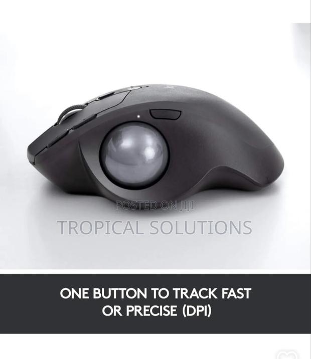 Logitech Mx Ergo Wireless Trackball Mouse Graphite - thumbnail 5
